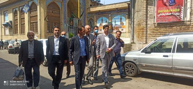 دیدار و بازدید از مشگلات محله شعربافان